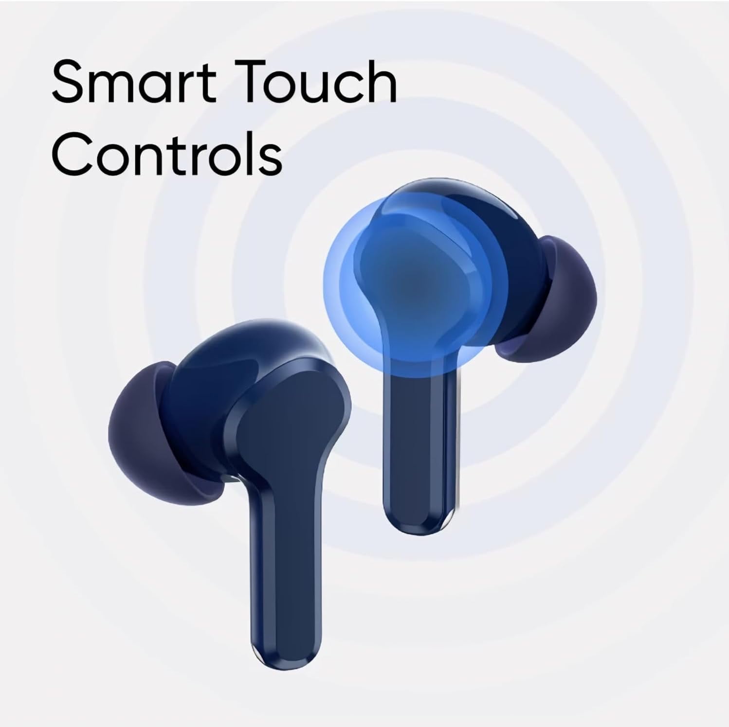 realme T110 AI ENC Noise Cancelling Wireless Earbuds, Lightweight in-Ear Buds, 10mm Dynamic Bass Driver, Heavy Bass, 38H Battery, Wireless Charging, Bluetooth 5.4, IPX5 Water Resistance - (Jazz Blue)