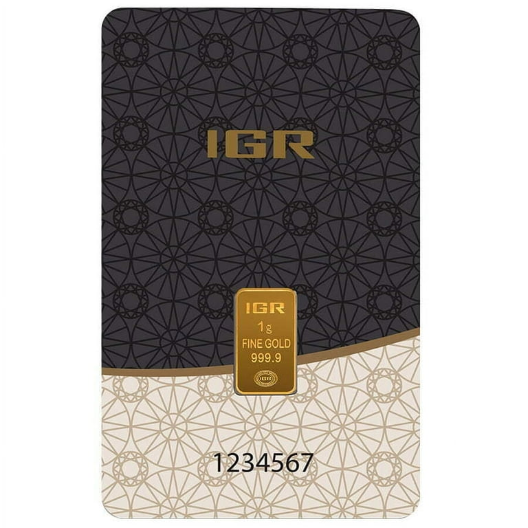 Istanbul Gold Refinery (IGR) 1g Bar .9999 Fine (In Assay