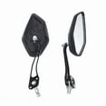 thumbnail image 6 of Universal Motorcycle Aluminum Rear View Black Handle Bar End Side Rearview, 6 of 12