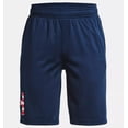 thumbnail image 4 of Under Armour Men's Freedom Tech Logo Shorts , Academy Blue (408)/Academy Blue , Large, 4 of 4