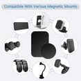 thumbnail image 6 of OWLKELA 10 Pack Mount Metal Plate, Phone Magnet Car Mount Holder with Adhesive, Black, 4R and 6Rd, 6 of 7