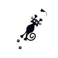 thumbnail image 4 of jesticaly Cat Light Switch Sticker Decal Vinyl Art Wall Sticker Lightswitch Black Kitten 1pcs #5 5Set, 4 of 6