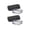 Purple, variant on Folding Reading Glasses, 2 Pack Compact Unisex Readers Black & Gunmetal with Free Storage Case