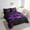 Purple Black, variant on Purple Basketball 7 Pieces Queen Comforter Set,Ball Sport Bed in a Bag Comforter & Sheet Set All Season,Geometry Bedding Sets with Comforter, Sheets, Pillowcases & Shams
