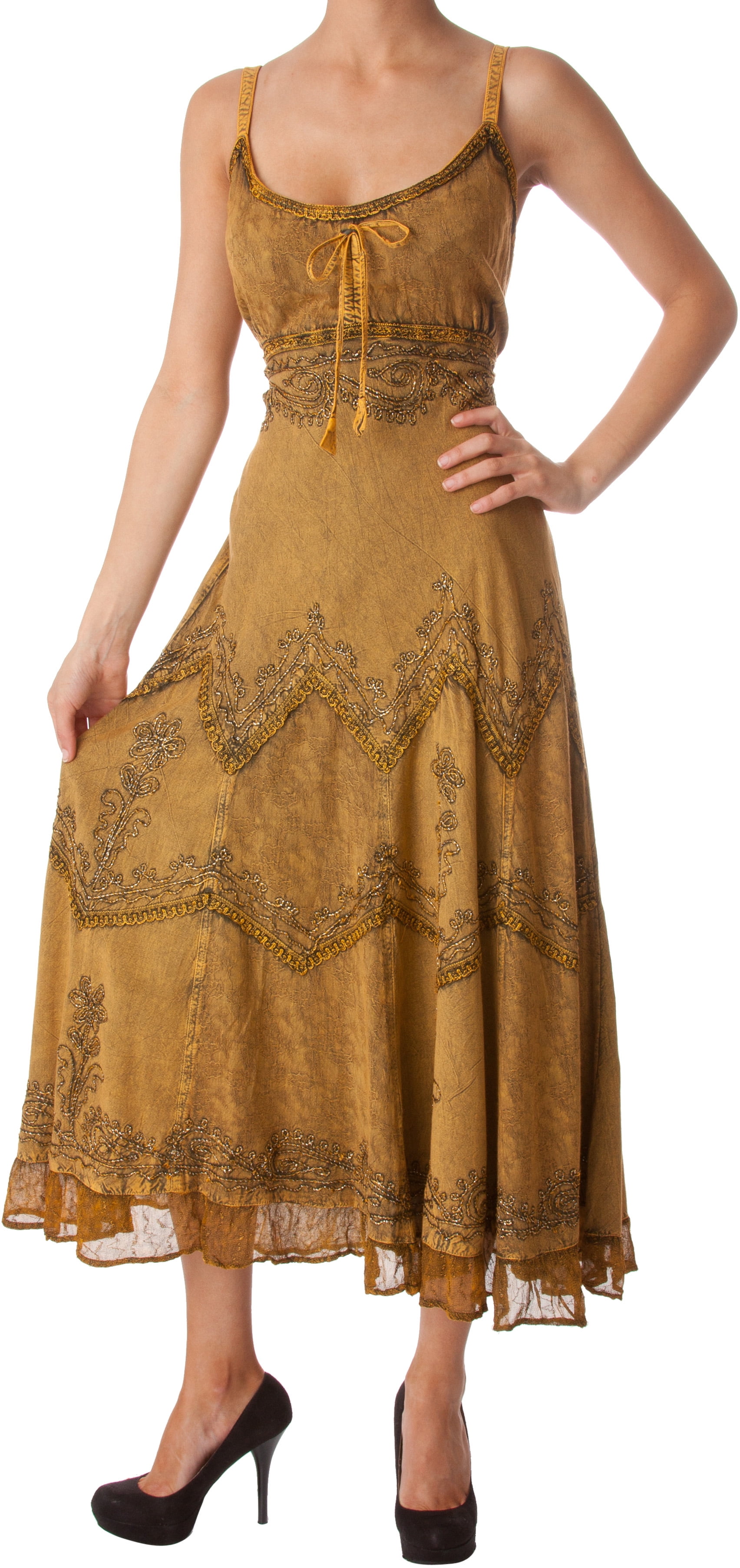 Sakkas Stonewashed Rayon Embroidered 