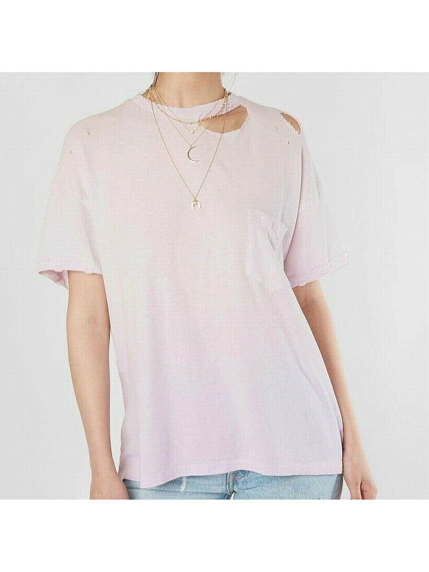 Womens Lucky Oversized Distressed 