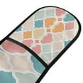 thumbnail image 4 of Yayeee Double Oven Mitt Kitchen Heat Resistant Baking 35" x7" Quilted Glove, Pink Abstract Pattern, 4 of 6