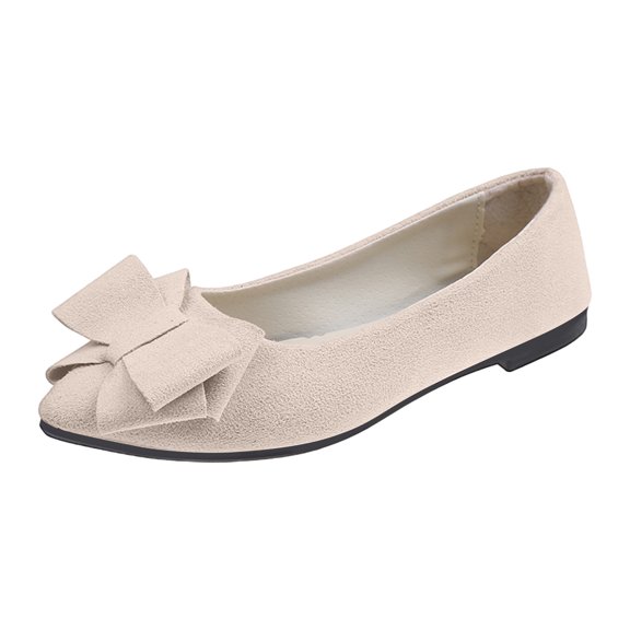 Women's Casual Slip On Ballet Comfortable Low Heel Dress Shoes for Everyday Wear with Versatile Outfit Pairing, 36