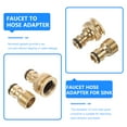 thumbnail image 6 of Monyance garden hose to sink faucet adapter Adapter Sink Hose Garden Portable Washer Quick Connect Tap Connector Kitchen Male Female Bathroom Snap Dishwasher(1.57X1.5X1.18Inches), 6 of 10