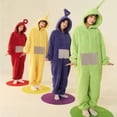 thumbnail image 2 of Guvpev Funny Cartoon Onesie Pajamas for Adult, Warm Fleece Halloween Cosplay Jumpsuit, Unisex Silly One-Piece Sleepwear Costume, Soft Plush Hooded Loungewear for Cosplay Party & Fancy Dress, 2 of 13