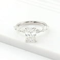 thumbnail image 3 of solitaire jewels 2.5CT Radiant Moissanite Solitaire Engagement Ring For Women, 14K Yellow Gold, 3 of 6
