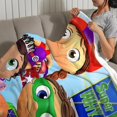 thumbnail image 3 of Super Why anti-pilling, suave, ligera, esponjosa y acogedora de lujo para hogar y cocina – Perfecta para niños y adultos,50X70cm, 3 of 6