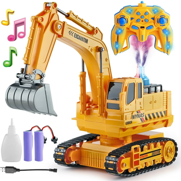 NETNEW Remote Control Excavator Toys for Boys 3612 Years Old RC
