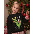 thumbnail image 3 of Tstars Boys Unisex Ugly Christmas Sweatshirt T Rex Santa Ride Dinosaur Kids Christmas Gift Funny Humor Holiday Shirts Xmas Party Christmas Gifts for Boy Toddler Kids Sweatshirts, 3 of 5