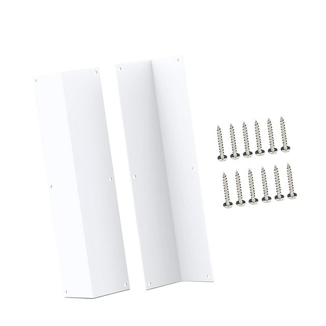 simhoa 2 Pcs Protecteurs d'Angle Mural Faciles à Installer Polyvalents pour Couverture d'Angle Mural Résidentielle et Commerciale pour Centre Commercial Maison Blanc
