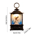thumbnail image 2 of Christmas Luminous Angel Lamp (No Water Needed), Creative Small Wind Light Night Light for Desktop Decor – Perfect Christmas Gift, Home Holiday Accent for Living Room & Bedroom, 5*3*1in, Multicolor, 2 of 6