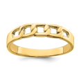 thumbnail image 1 of 14K Yellow Gold Polished Link Band Ring, 1 of 1