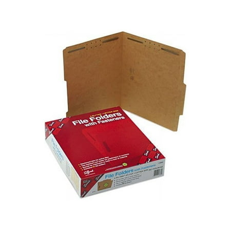 UPC: 0086486148801 | Smead 14880 11 Point Kraft Folders  Two Fasteners  2/5 Cut Top Tab  Letter  Brown  50/Box