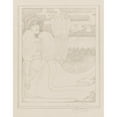 thumbnail image 2 of Jan Toorop 12x14 Black Ornate Wood Framed Double Matted Museum Art Print Titled: Allegorical Show with Three Women in a Garden (1894), 2 of 5