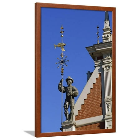 Town Hall Square, Blackheads House, Old Town, Riga, Latvia Framed Print Wall Art By Dallas and John