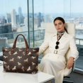 thumbnail image 3 of ZUXONGSY Horse Print Handle Handbag for Women Portable Tote Bag Casual Top Handles Work Bag with Inner Pocket for Tours Daily Use, 3 of 6
