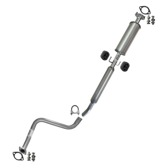 Stainless Steel Exhaust Resonator Pipe Fits 2004-2008 Chevrolet Aveo 1.6L - Direct Fit