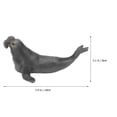thumbnail image 2 of 1pc Simulation Animal Model Elephant Seal Children's Edcational Toy (Dark Gray), 2 of 6