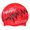 Red, variant on Swimming Caps Silicone Swim Caps Waterproof Elastic Swim Hat Light Weight Comfortable Bathing Caps for Long Short Hair