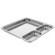 thumbnail image 1 of 1 plato de acero inoxidable plato dividido para el hogar plato de fruta plato de desayuno HOMEMAXS 12839444-MX, 1 of 6