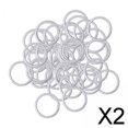thumbnail image 1 of DYNWAVECA 2x50 Pieces Saw Blade Bushing Set Bore Bushes Carving Disc Spacer Conversion Gasket Adapter Reducing Rings for Cutting Woodworking Tools , As 2 Pcs, 1 of 8