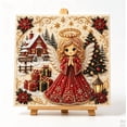 thumbnail image 2 of DIY Christmas Pearl Diamond Painting Art Kit for Adults, Beginner-Friendly, 3D Raised Pearl Beads Craft with Shimmering Effect, Handmade Art Craft for Home Wall Decor, Relaxing Stress Relief E, 2 of 3