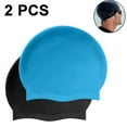 thumbnail image 1 of Swim Cap for Women - Polyester Latex Lined Swim Bathing Cap Turban, 1 of 4
