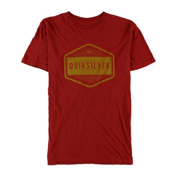 Camiseta gráfica Quiksilver Centuries MT2 para hombre, roja, pequeña Quiksilver Camiseta gráfica