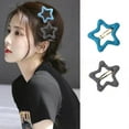 thumbnail image 2 of SIEYIO Y2k Hollow Star Shaped Hairpins Cute Hair Clips Fashion Hairpins Hair Accessory, 2 of 20