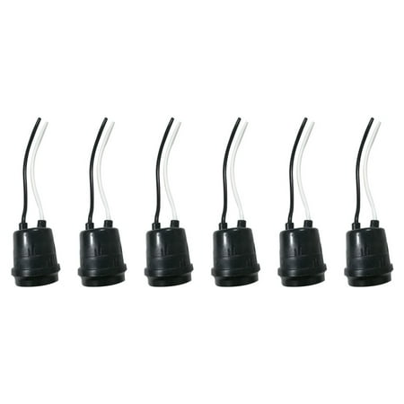 

Linaichen 6pcs E27 Base Lamp Holder for Home 4A 250V
