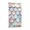 thumbnail image 2 of Yayeee Blank Wall Plate Cover 1-Gang 4.5"x2.7" Home Unused Decorative Outlet, Blue Shimmering Pattern, 2 of 7