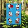 thumbnail image 2 of GZHJMY Polyester ﻿Naugty Santa Claus Garden Flags Outdoor Decotative Flags with Double Sided&nbsp;Printings for Christmas Halloween Birthday Party and Daily Use12x18 inches 28x40 inches Yard Flags, 2 of 5