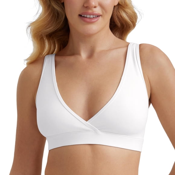 Sostén CRZ YOGA Butterluxe Sin Aros para Maternidad y Lactancia Blanco XS