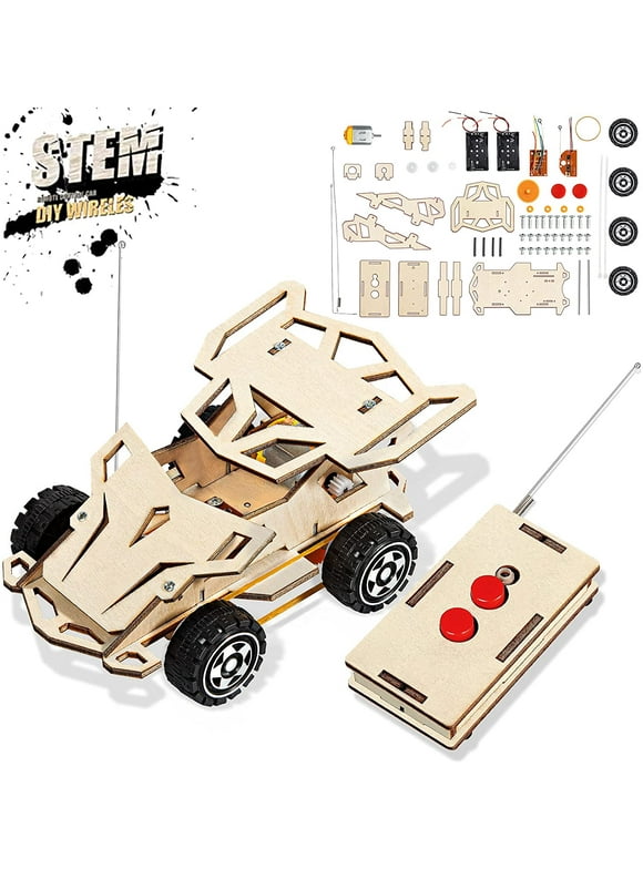 Kids Toys for 6 7 8 9 10 Year Old Boys Gifts, STEM Projects Science Kit Building Toys, DIY RC Model Car Kits Birthday Easter Gifts