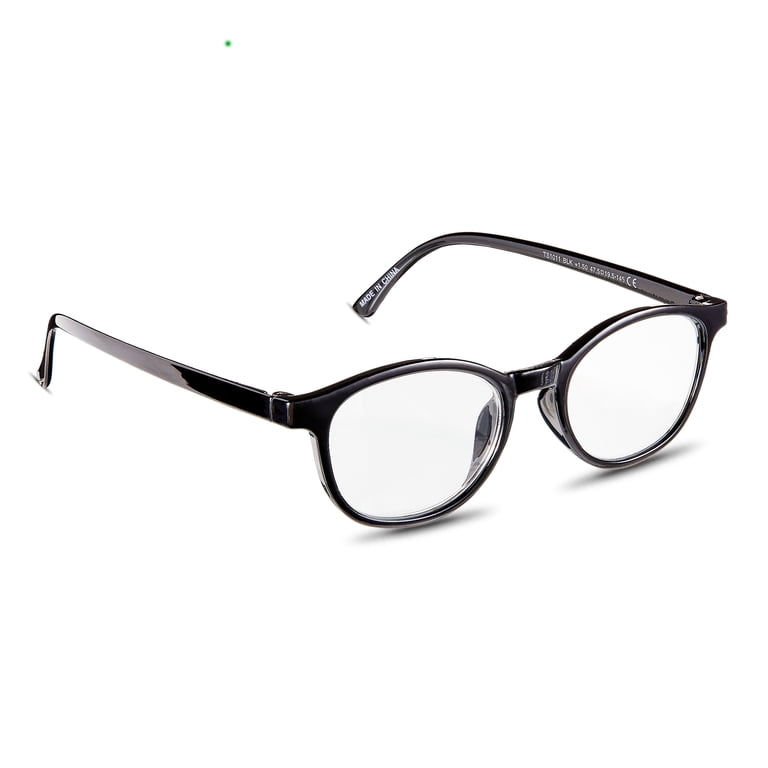 Equate Unisex Rectangular Reading Glasses, Gray/Black/Tortoise, +