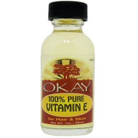 2 Pack - Okay 100% Pure Huile de vitamine E, 1 oz