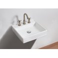 thumbnail image 4 of American Imaginations AI-1121 17.5 in. Square Wall Mount White Vessel for 3H8 in. Center Drilling, 4 of 5