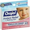 Baby Orajel Fast Teething Pain Relief Teething Swabs Berry 12 Each