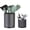 grey, variant on Kitchen Utensil Holder Extra Large 360°Rotating For Counter Organizer Stainless Steel Storage Cooking Silverware Caddy 3 Compartment Flatware Spoon Spatula Tool Cutlery Container(Silvery)