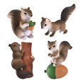 thumbnail image 1 of 4 piezas de s de ardilla para , juego de juguetes de animales - Gris Sunnimix Figuras de ardilla, 1 of 8
