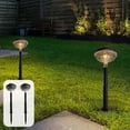 thumbnail image 1 of Luces solares Luz de estaca para senderos de jardín exterior, proyección de patrón, LED cálido/blanco, pantalla de 12 cm, impermeable IPX5, Energía solar, 20 horas de funcionamiento, 1 pack, 1 of 6