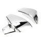 thumbnail image 4 of Left Right Motorcycle Battery Side Cover Fairing Protector Cool Decoration for VT600 VT600C VT600CD 1999‑2007 Chrome, 4 of 9