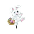 thumbnail image 2 of 1 Pack Easter Decorations Outdoor Yard Signs Vintage Bunnies Easter Eggs Yard Stake with H Stands for Holiday Party Spring Patio Lawn Garden Decor, 2 of 5