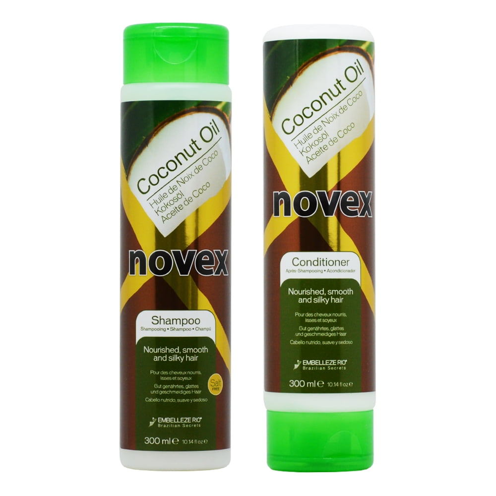 Embelleze Novex Coconut Oil Shampoo & Hair Food Conditioner 10.14oz