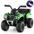 thumbnail image 1 of Gymax 6V Kids Ride On ATV w/ Music & Spray Function USB Port Storage Box Toy Car Green, 1 of 10